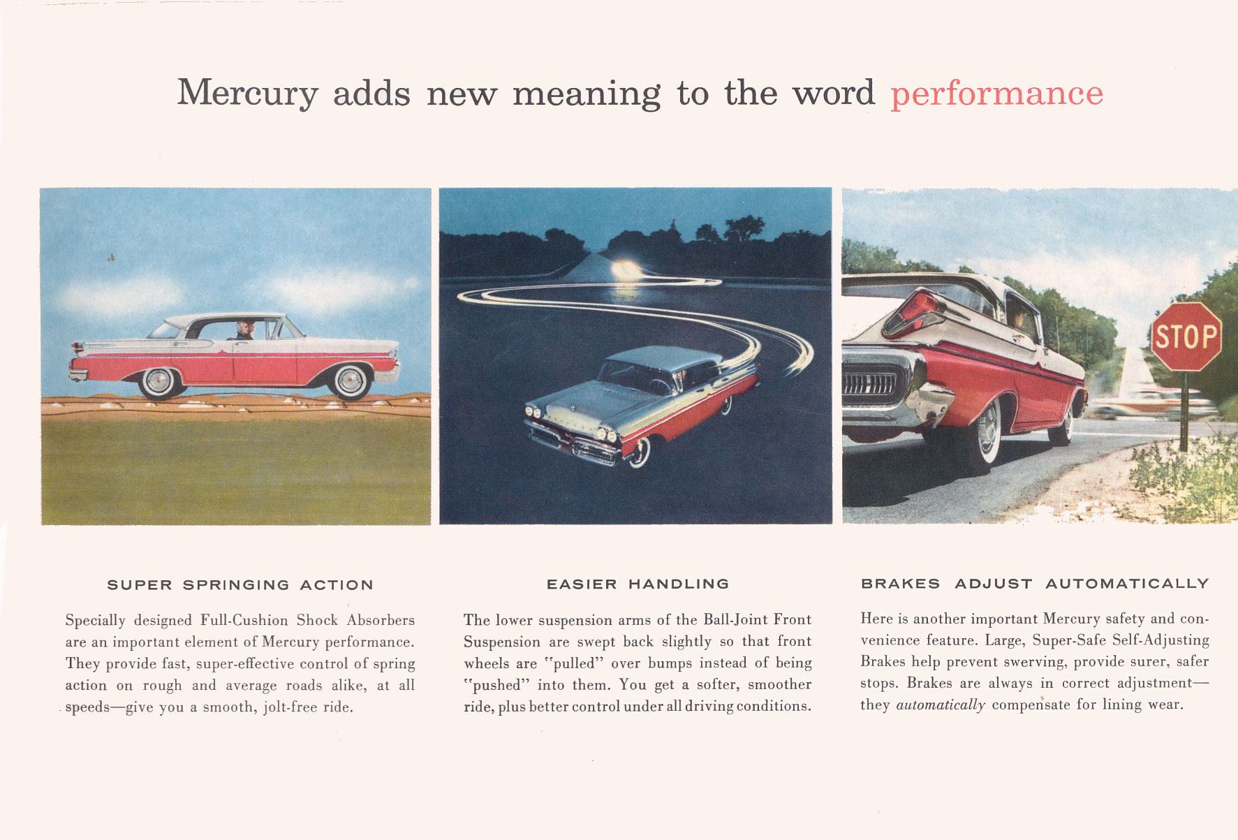 1958 Mercury Brochure Page 11
